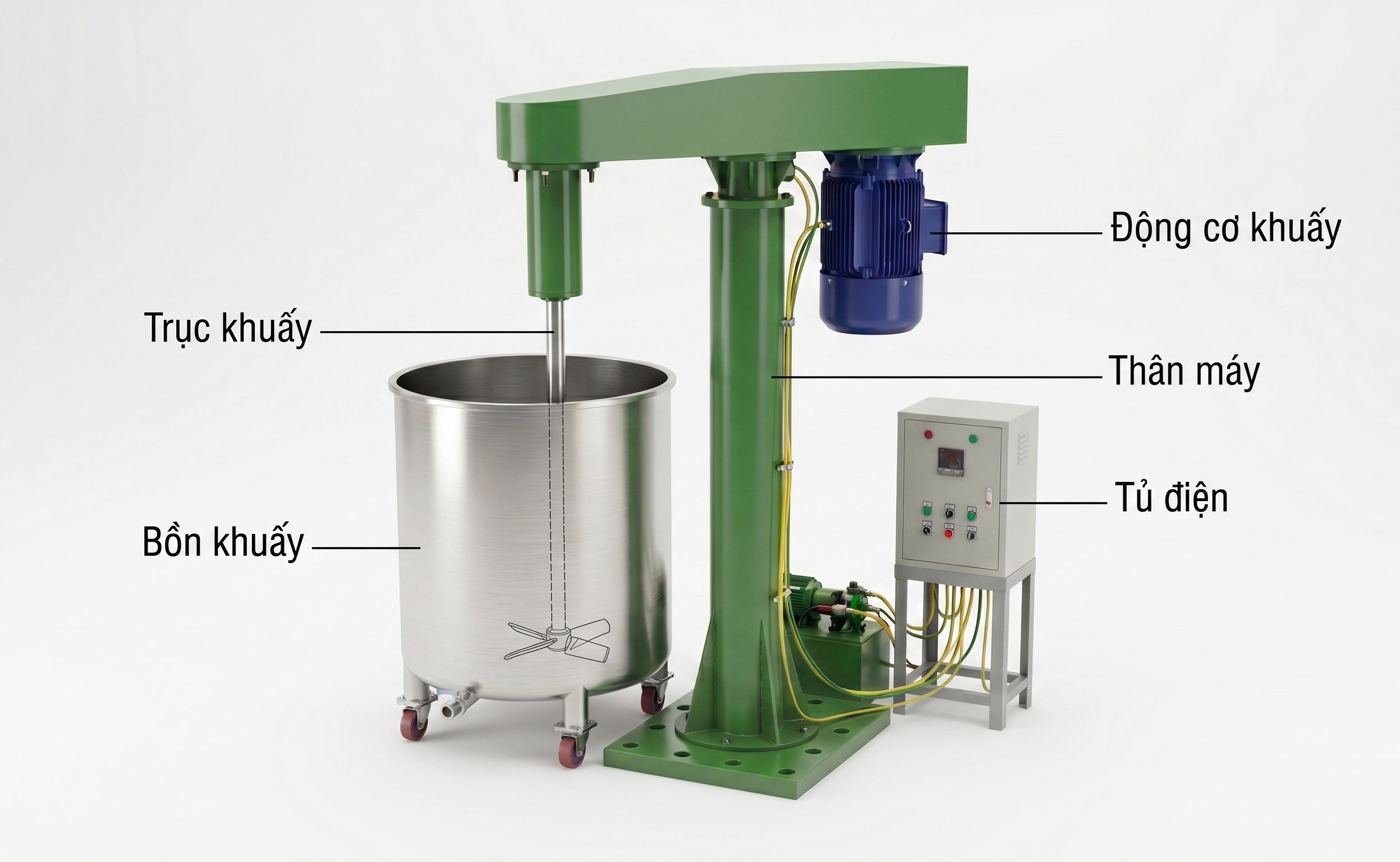 Máy khuấy 500 lít