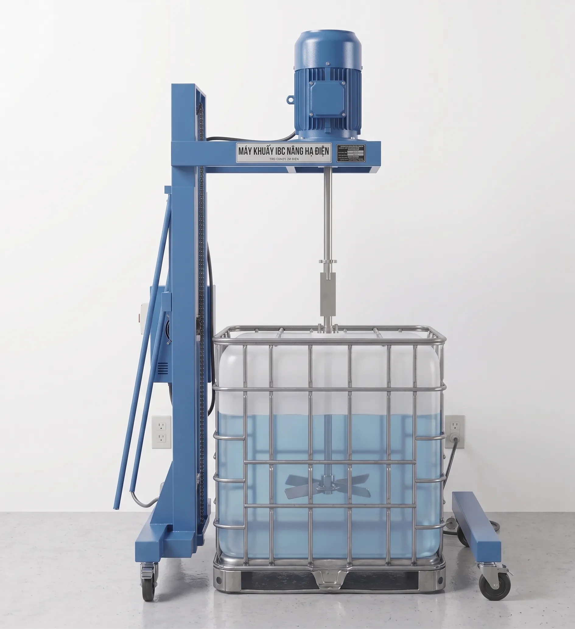 Ảnh sản phẩm Máy khuấy hóa chất bồn IBC 2