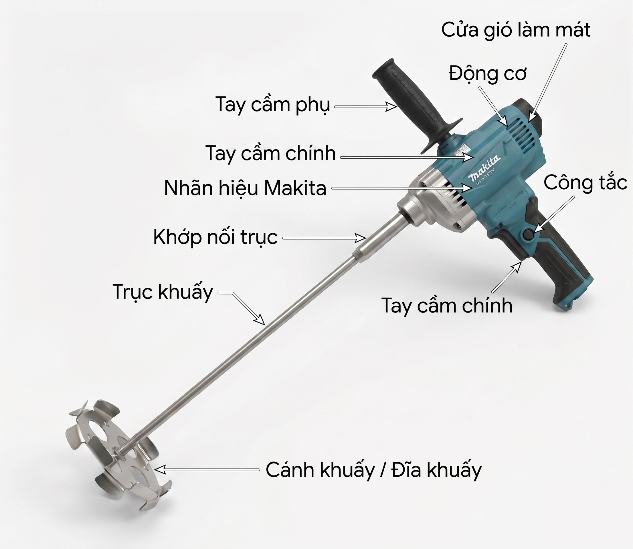 Máy khuấy hóa chất cầm tay