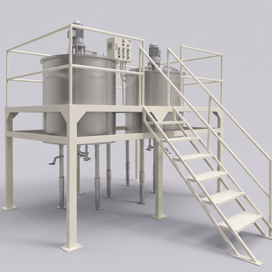 Máy khuấy nước giặt sàn thao tác 2000 lít