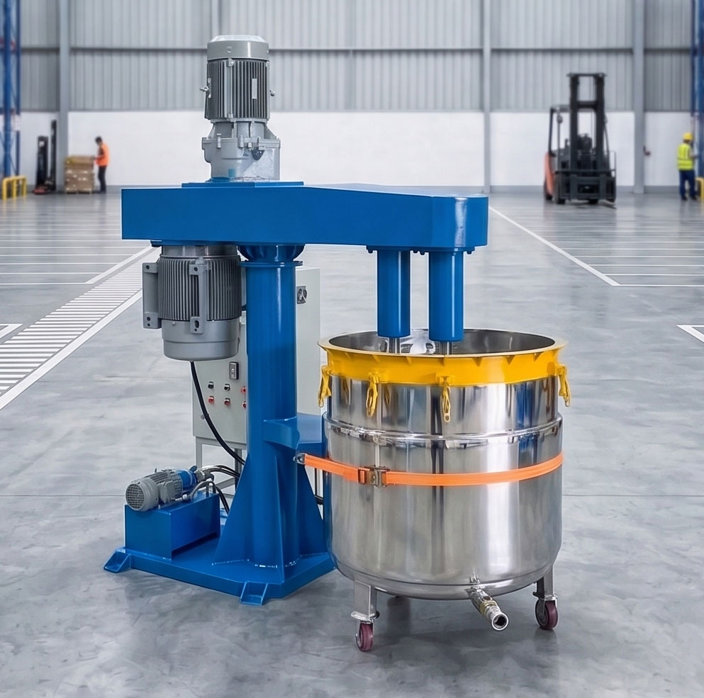 Máy khuấy keo 1000 lít bồn 2 lớp