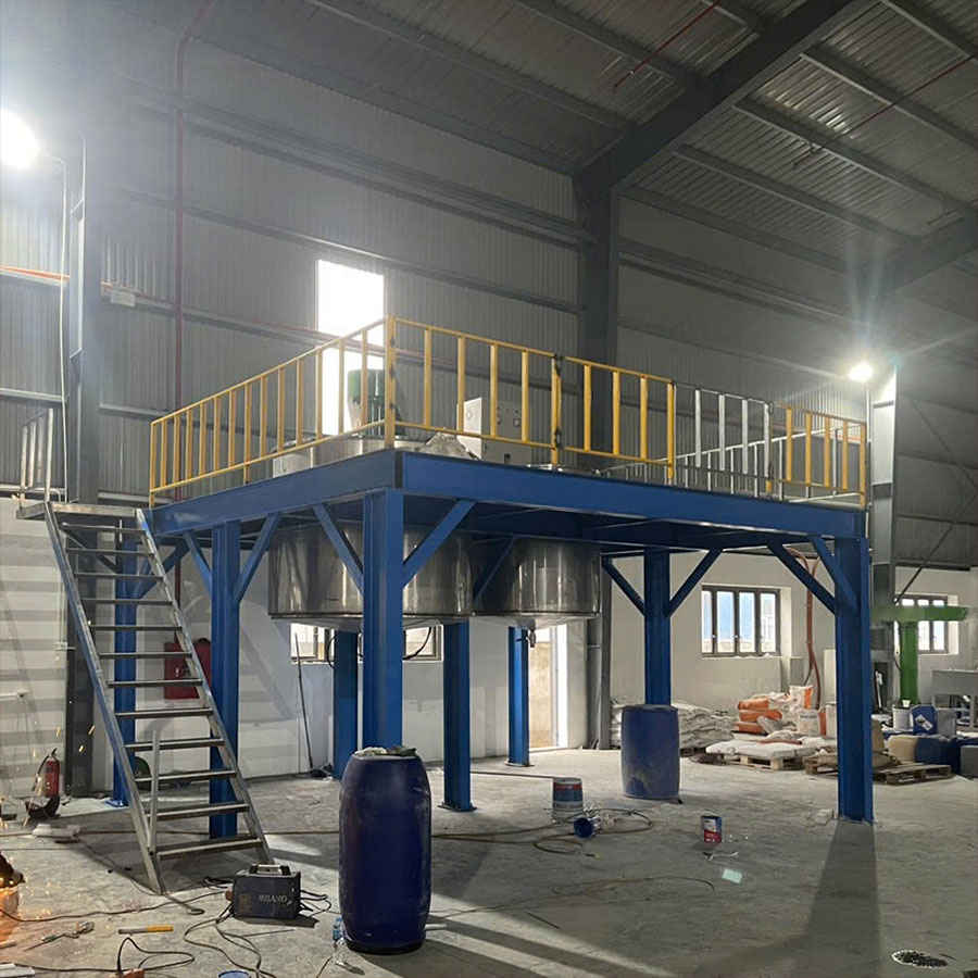 Máy khuấy sơn sàn thao tác 2000 2500 lít