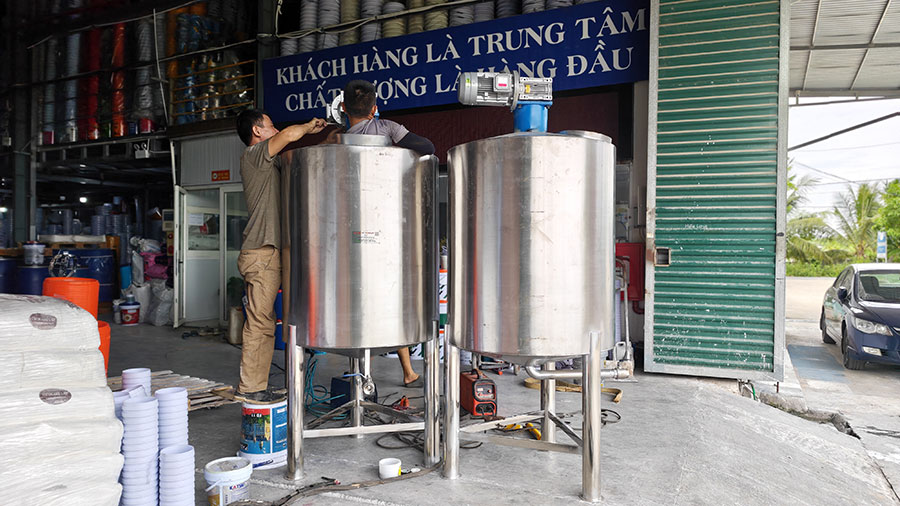 Ảnh sản phẩm Bồn chứa sơn 500 lít 2