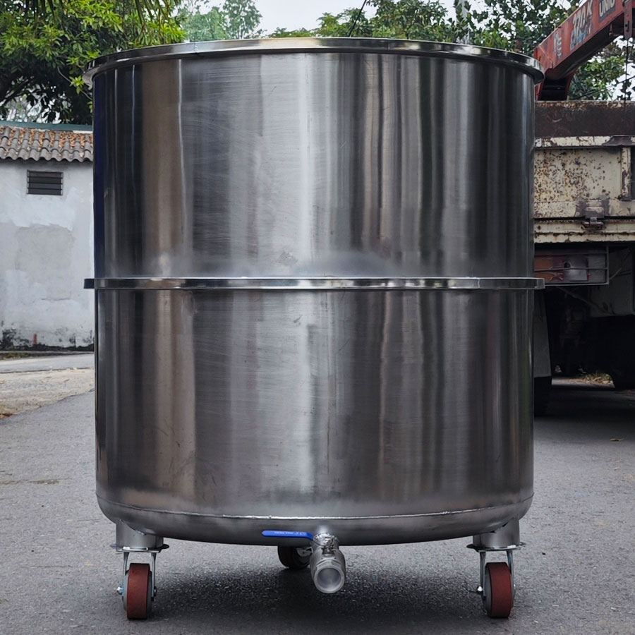 Bồn khuấy sơn 1500 lít hiệu năng cao di chuyển linh hoạt