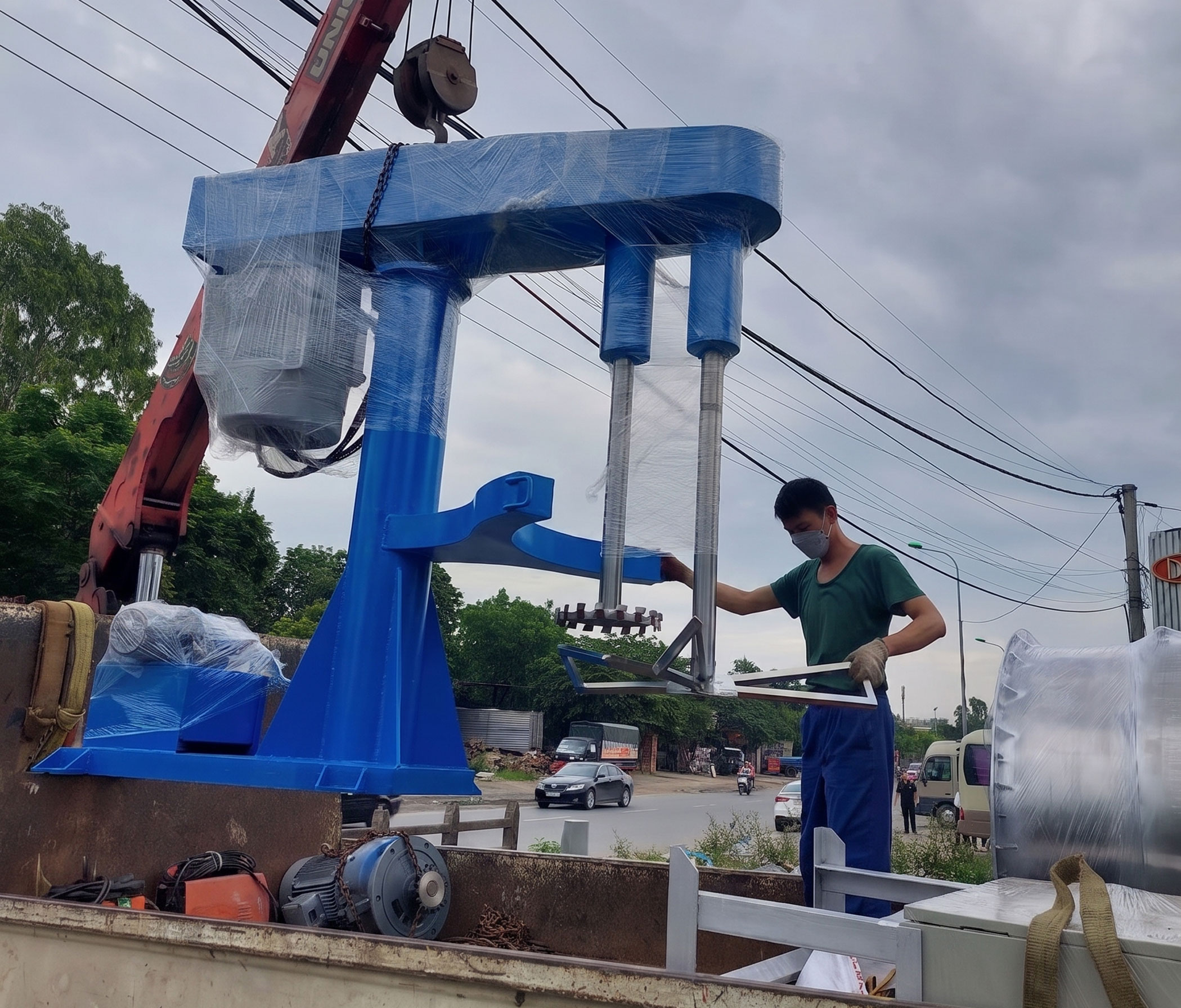 Ảnh sản phẩm Máy khuấy mực in đặc 1000 lít 2