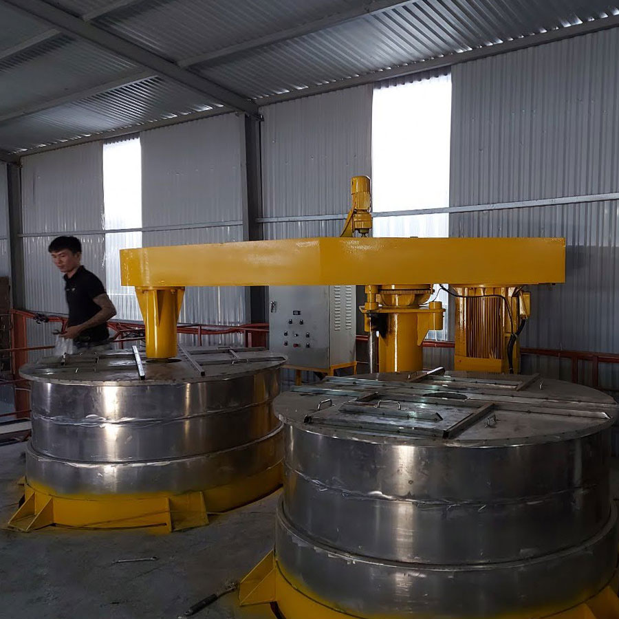 Máy khuấy sơn sàn thao tác 4500 lít