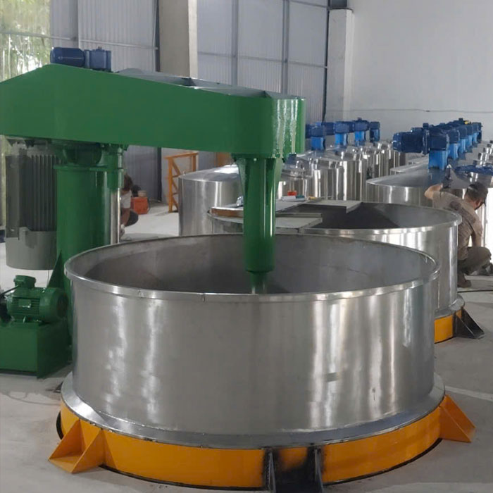 Máy khuấy sơn 8000 lít sàn thao tác