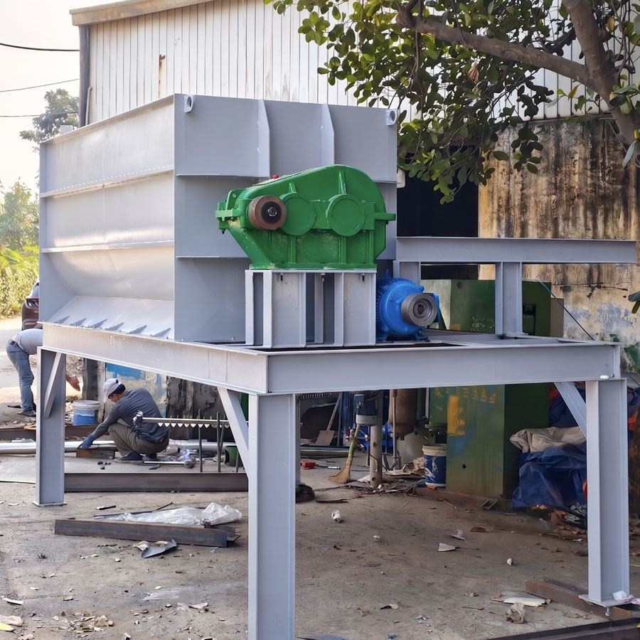 Máy trộn bột bả 2000kg 1 tầng trộn hiệu suất cao