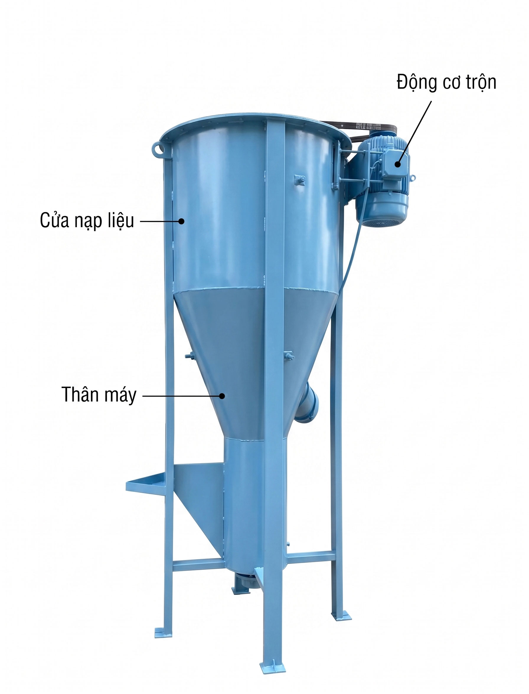 Máy Trộn Bột Bả 500kg