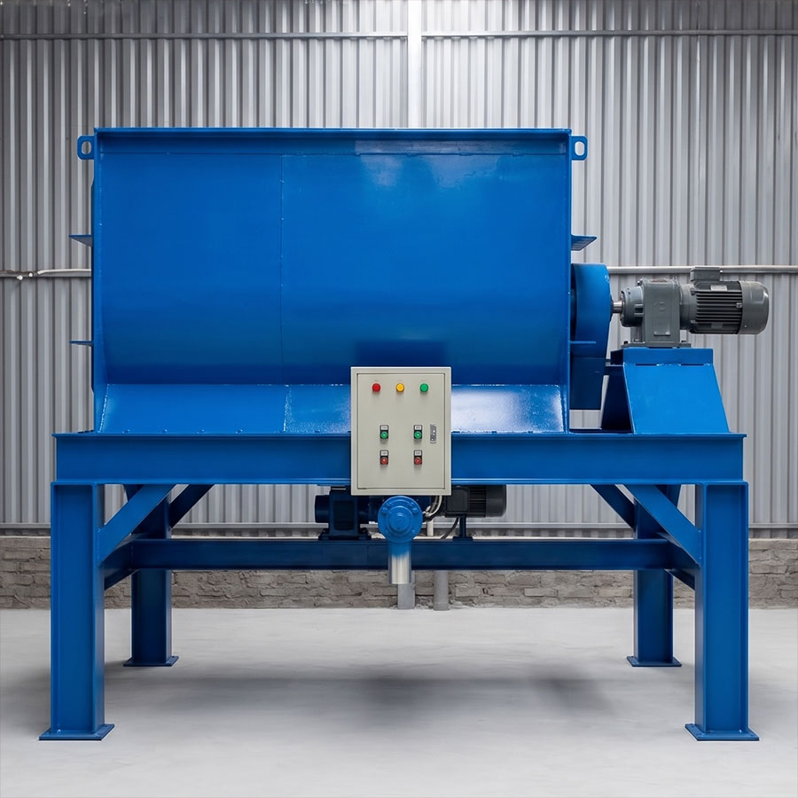 Máy trộn bột bả ngang 1000kg tối ưu chi phí