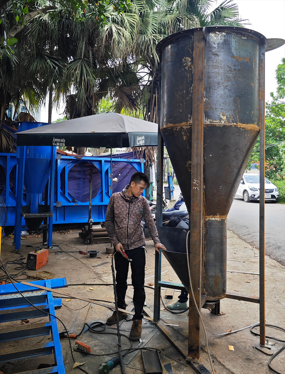 Ảnh sản phẩm Máy Trộn Bột Bả 500kg 1