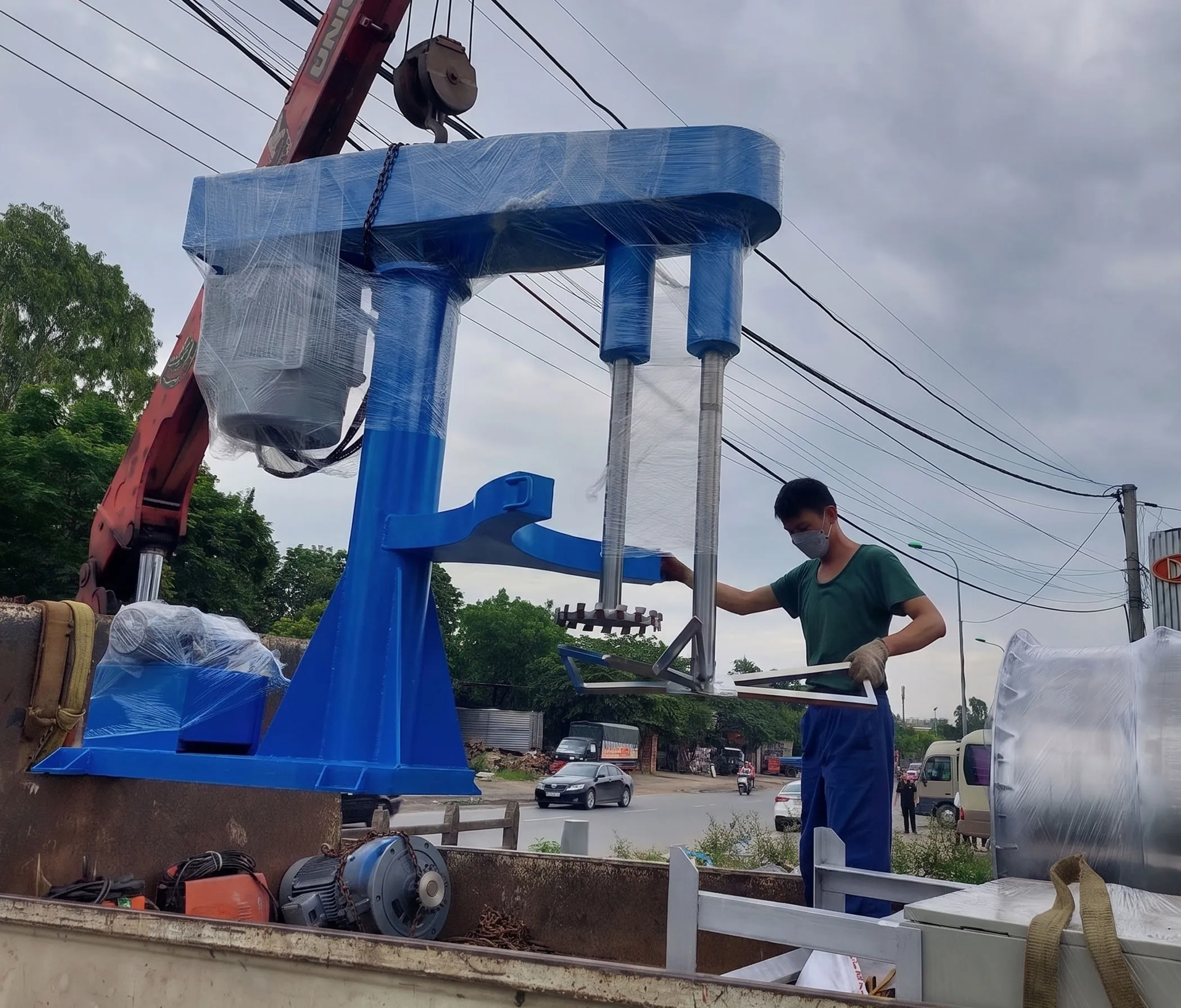 Ảnh sản phẩm Máy khuấy mực in đặc 1000 lít 2