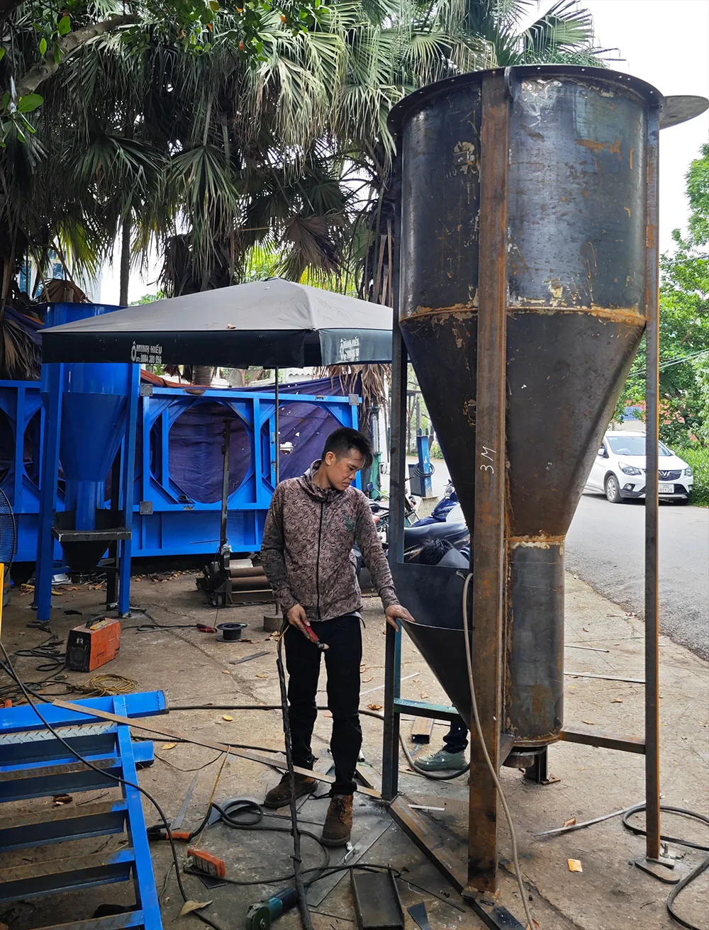 Ảnh sản phẩm Máy Trộn Bột Bả 500kg 1