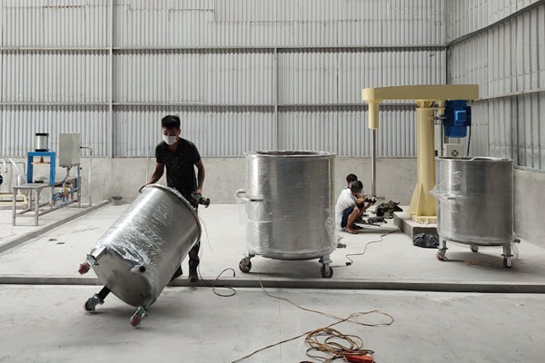 Setup dây chuyền sản xuất sơn từ 500 đến 20000 lít