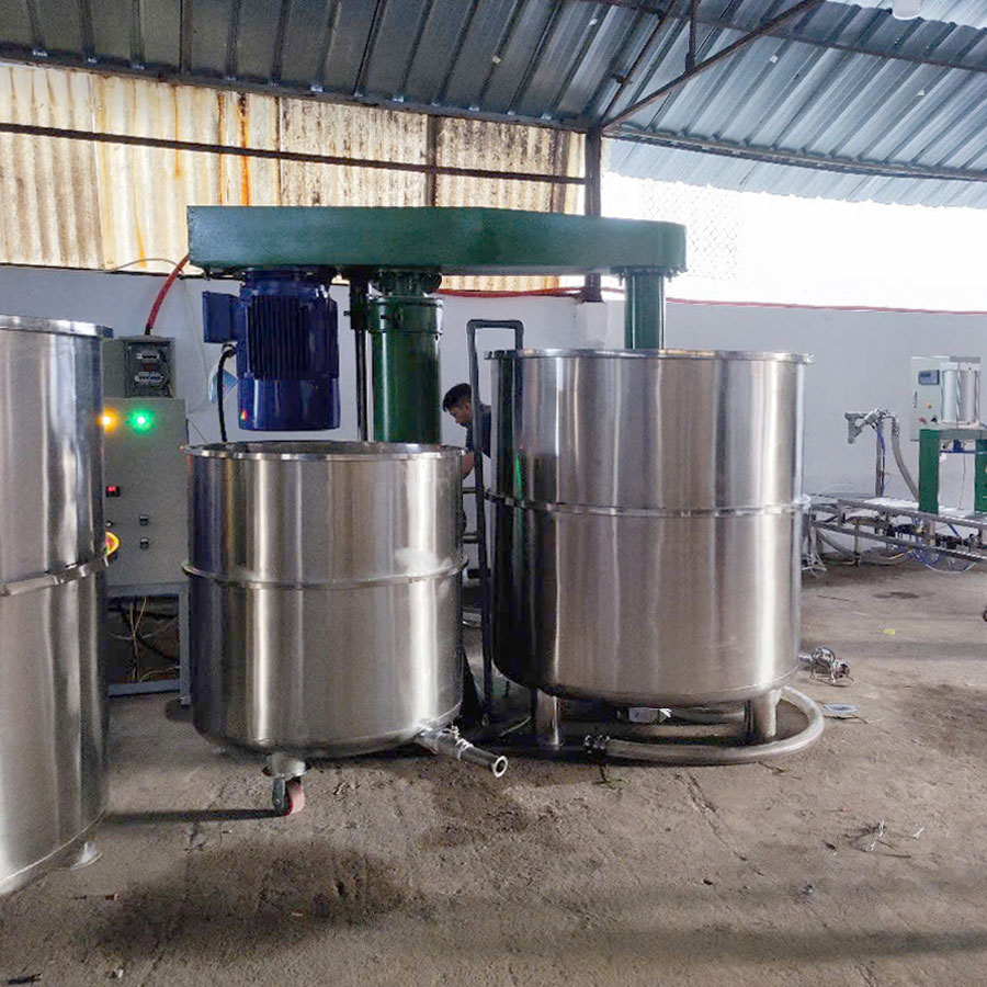 Máy khuấy phân bón 2000 lít