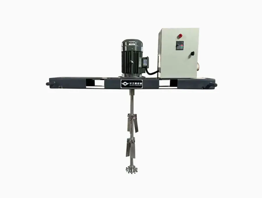 Ảnh sản phẩm Máy khuấy phân bón dạng lỏng thùng IBC 1000 lít 3