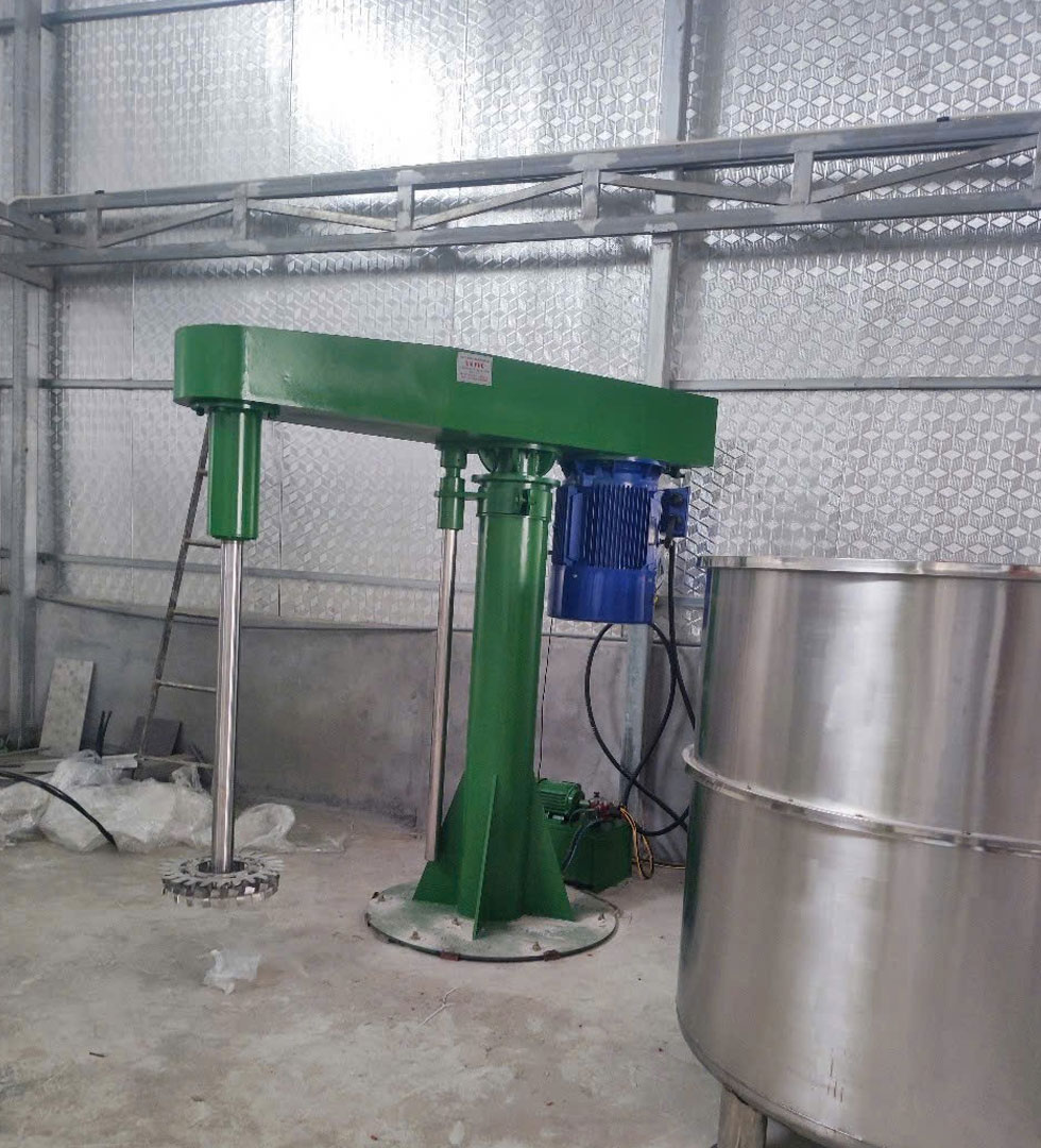 bàn giao máy khuấy công nghiệp