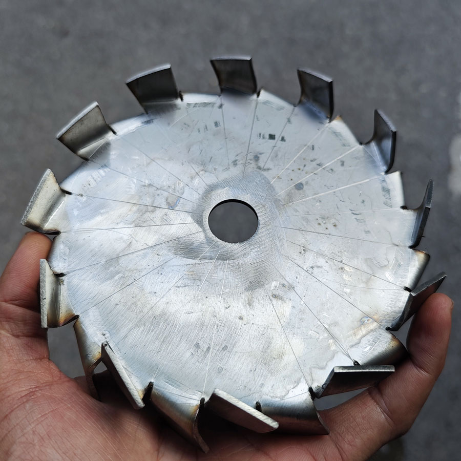 cánh khuấy phân tán 200mm inox 304