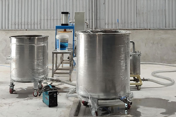 Chi tiết cấu tạo bồn khuấy sơn