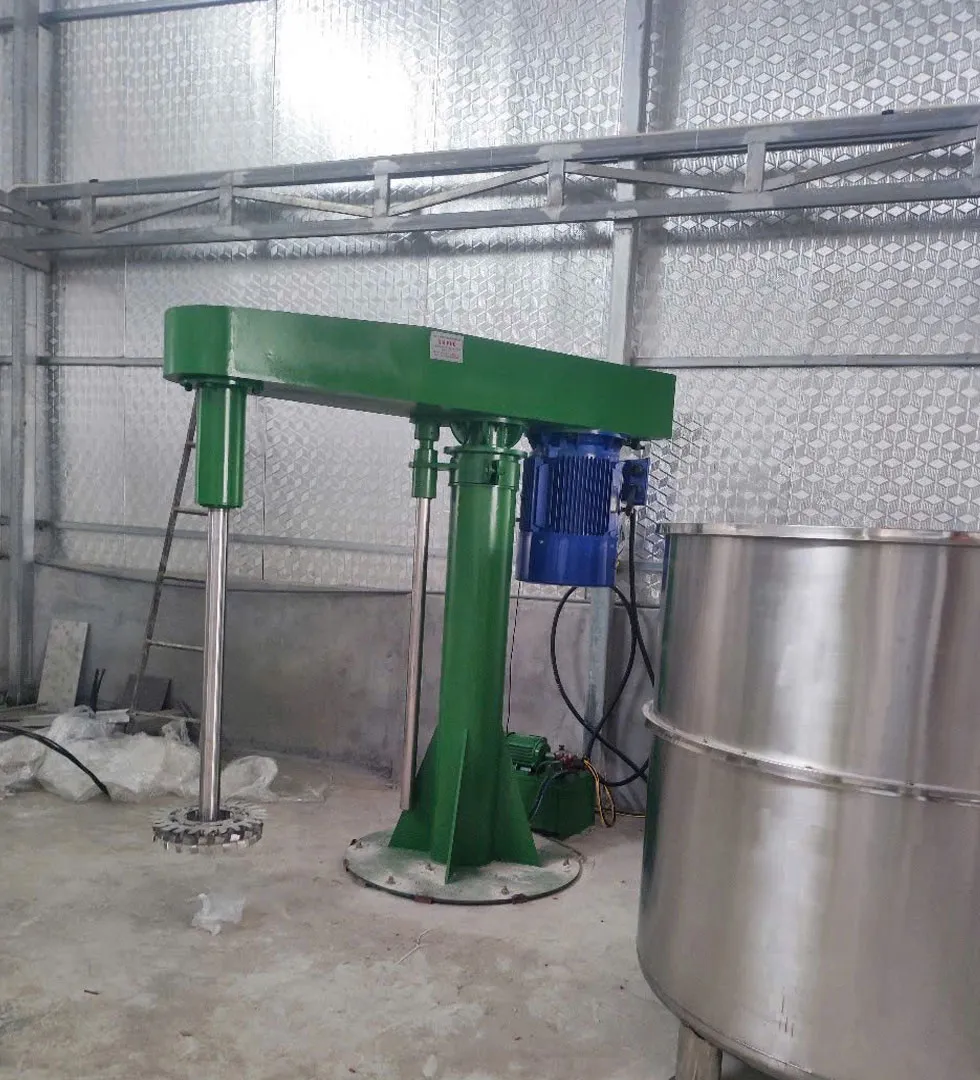 bàn giao máy khuấy công nghiệp