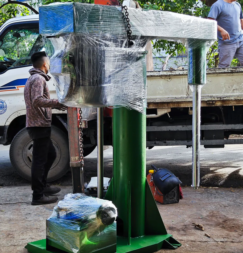 máy khuấy sơn 600 700 lít 15kw tốc độ cao
