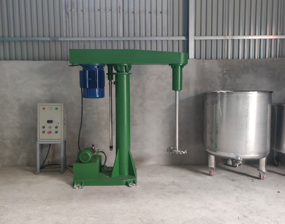máy khuấy keo 500 lít gồm bồn khuấy